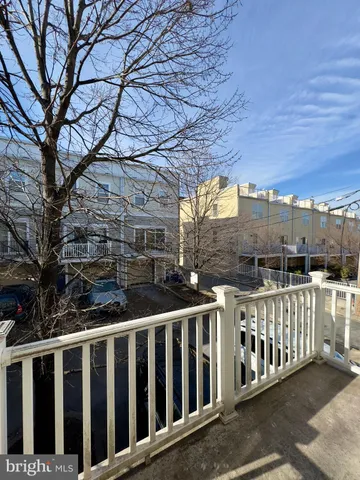 a view of a chair and tables
