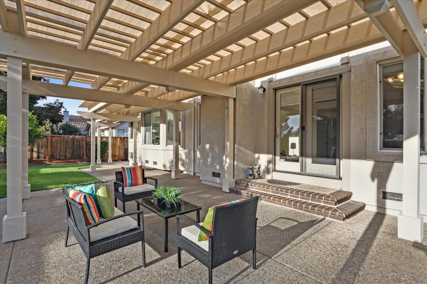 883 Marcella Street Livermore, CA 94550 - Photo 41 of 44 a outdoor living space with furniture and garden view