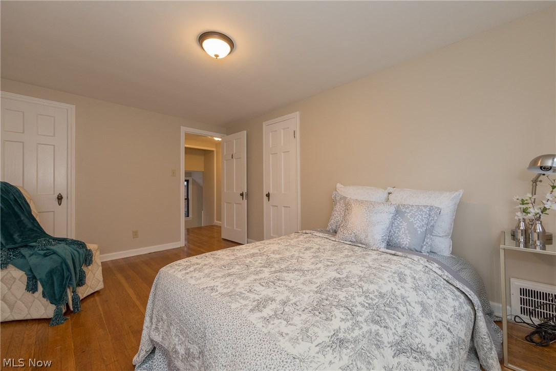 3553 Radcliffe Road Cleveland Heights, OH 44121 - Photo 18 of 35 The Main Bedroom with hardwood floor and two clothes closets