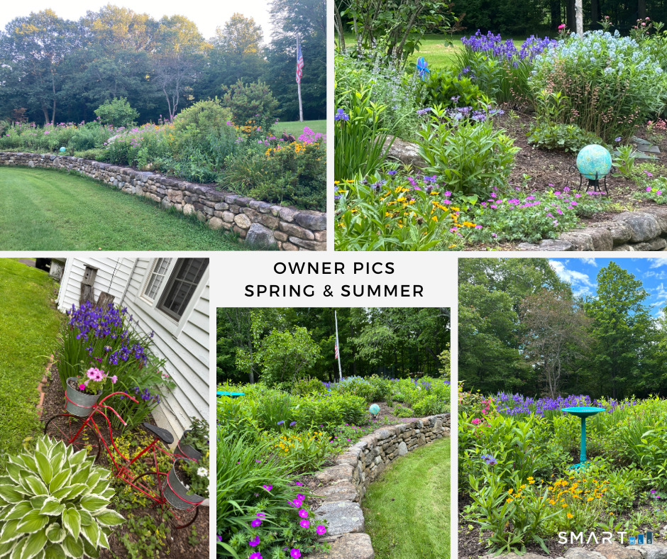 292 Parmelee Hill Road Durham, CT 06422 - Photo 5 of 39 Beautiful perennial gardens and stone wall