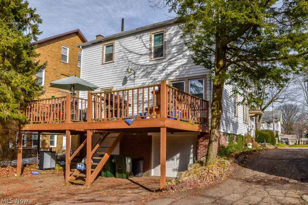 Each unit has a deck and a 1-car attached garage.