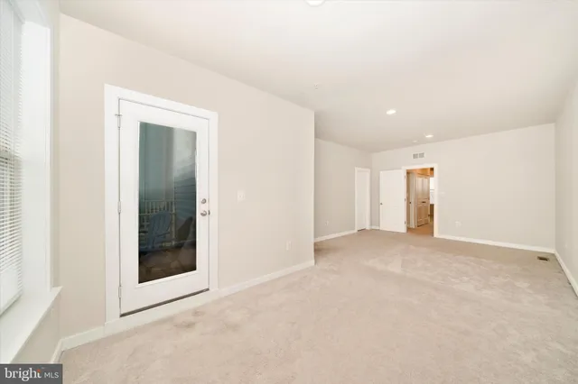 a view of an empty room