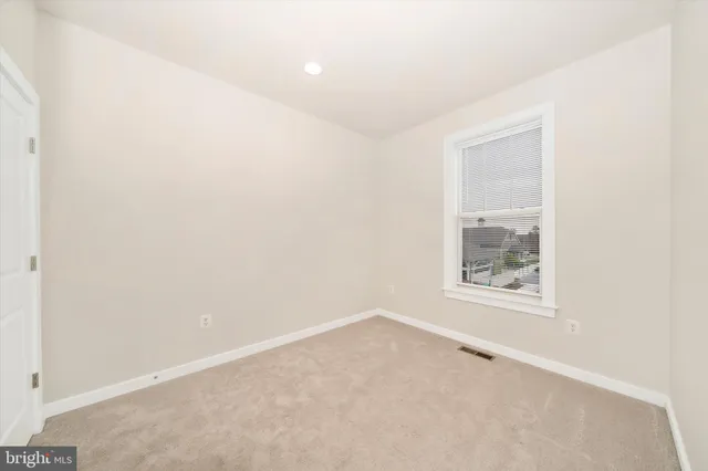 a view of an empty room