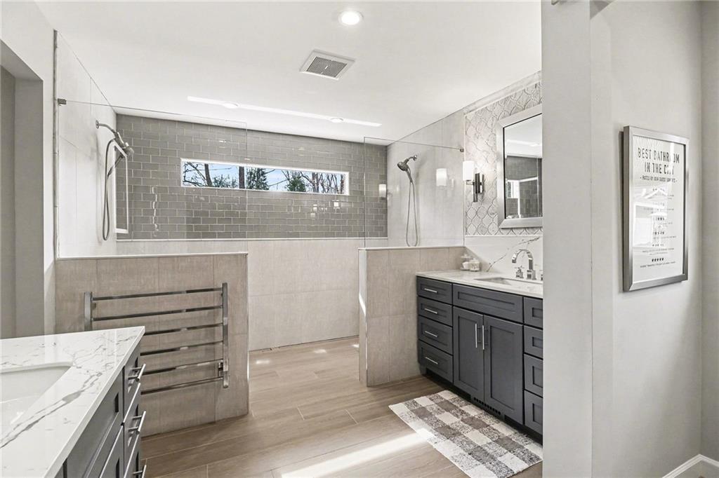 1873 Queens Way Atlanta, GA 30341 - Photo 27 of 56 a kitchen with a sink and a stove top oven