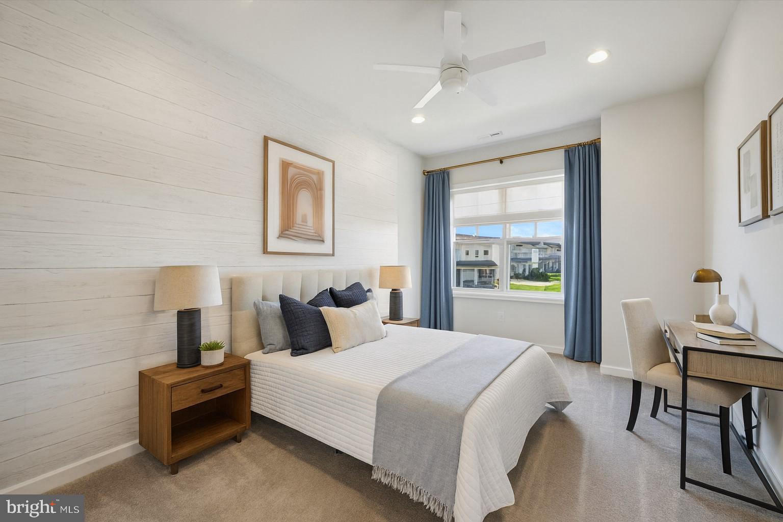 3174 Wier Drive East, Unit E Warrington, PA 18976 - Photo 28 of 37 a bedroom with a large bed and a window