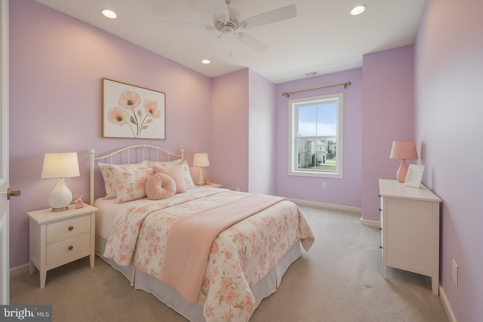 3174 Wier Drive East, Unit E Warrington, PA 18976 - Photo 32 of 37 a bedroom with a large bed and a chandelier