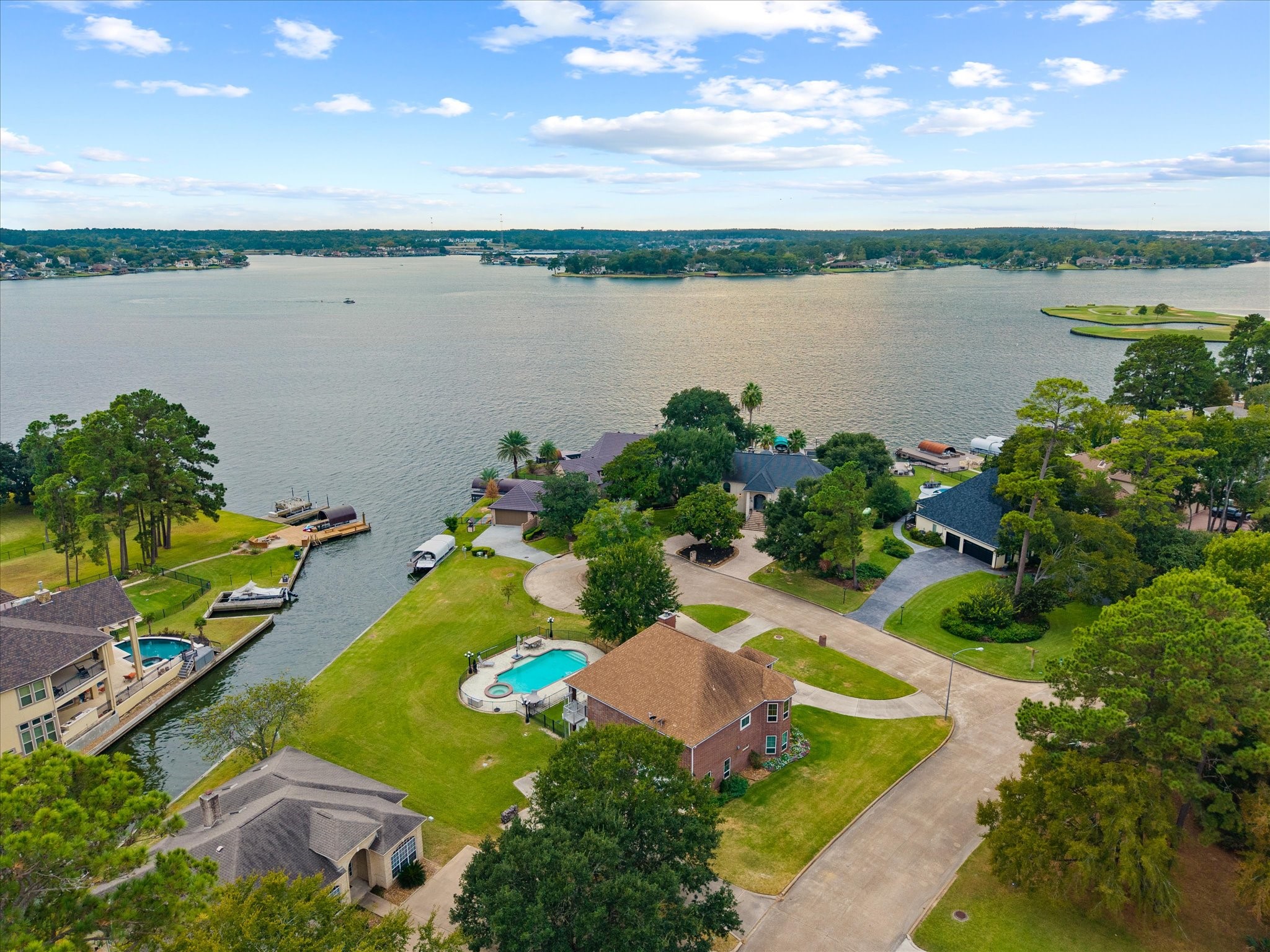 2906 Penninsula Point Montgomery, TX 77356 - Photo 3 of 48 Aerial view and location of your
new home and the lake.