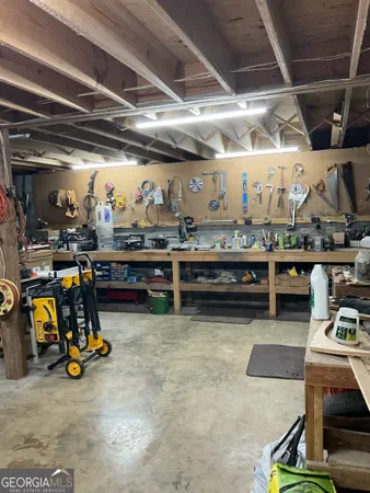 a view of storage and utility room
