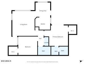 1825 West Ray Road, Unit 2072 Chandler, AZ 85224 - Photo 46 of 47 a picture of floor plan
