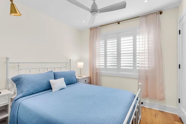 a view of a hallway with workspace