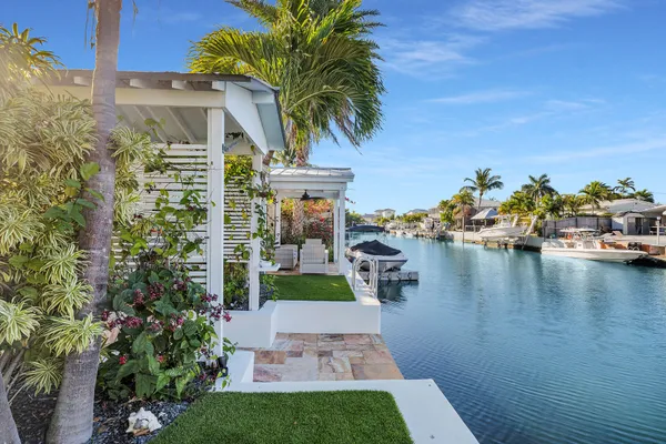 a view of a chairs in a deck