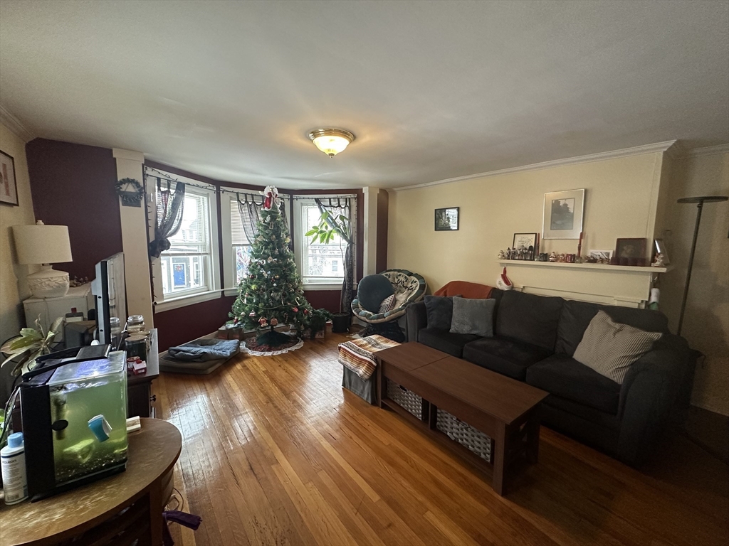 66 Summer Street, Unit 2 Natick, MA 01760 - Photo 4 of 20 a living room with furniture a fireplace and a window