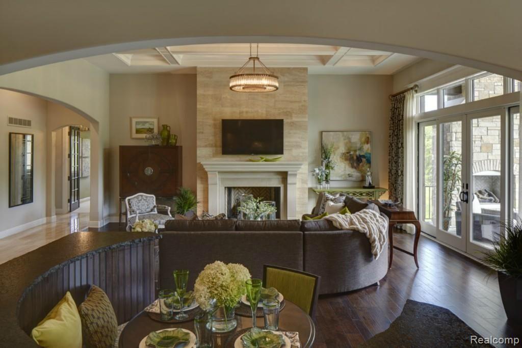2357 Rising Gate Court Rochester, MI 48306 - Photo 6 of 11 Family Room View From Kitchen