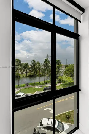 a view of a from a window