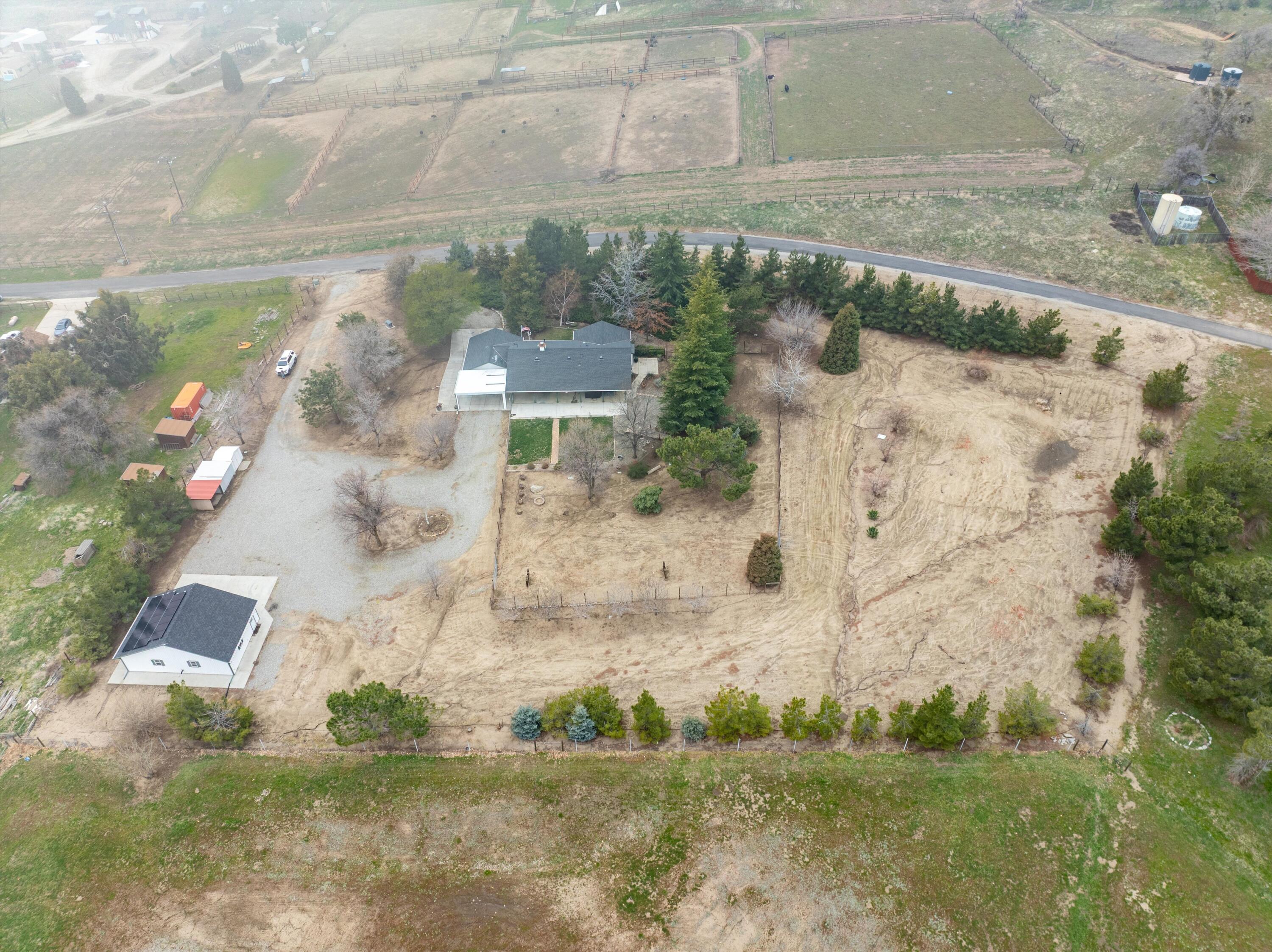 27900 Cummings Valley Road Tehachapi, CA 93561 - Photo 21 of 23 a aerial view of a house with a yard