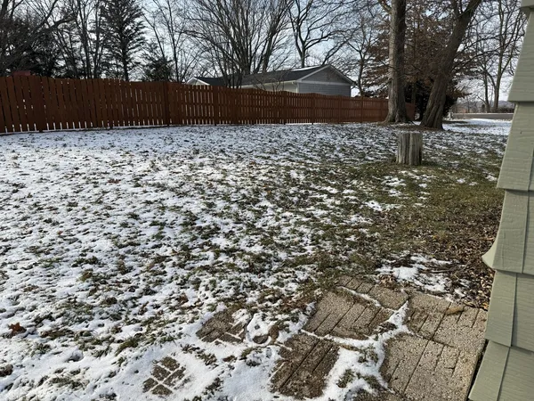 a view of house with a yard