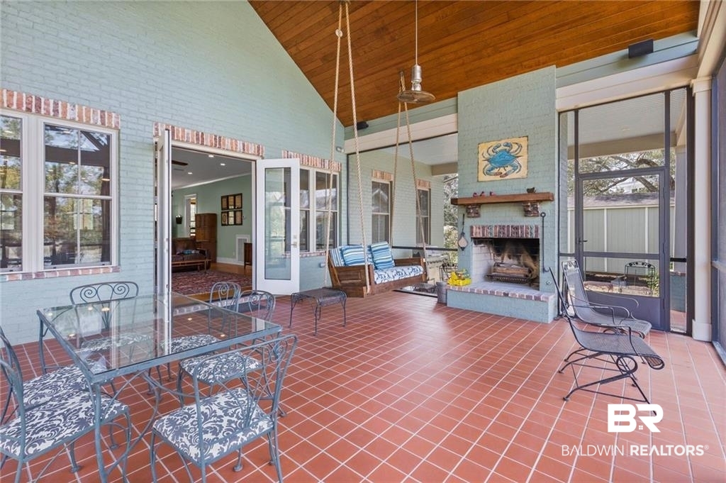 2730 Gator Road Mobile, AL 36605 - Photo 6 of 42 Sunroom featuring lofted ceiling