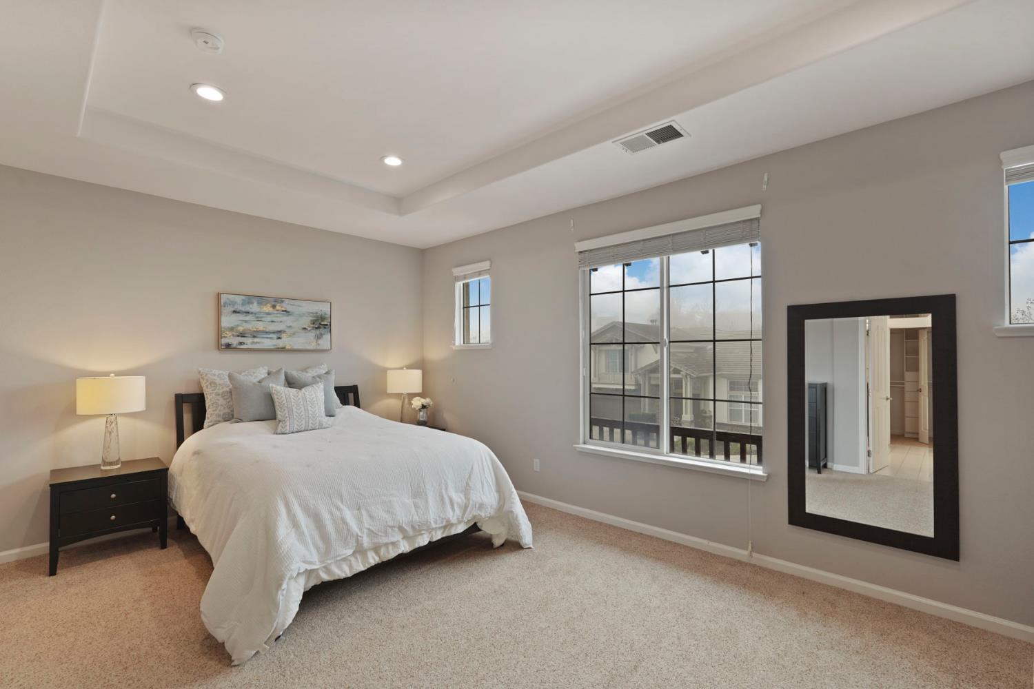 732 Pradera Way San Ramon, CA 94583 - Photo 28 of 45 a bedroom with a bed and a large window