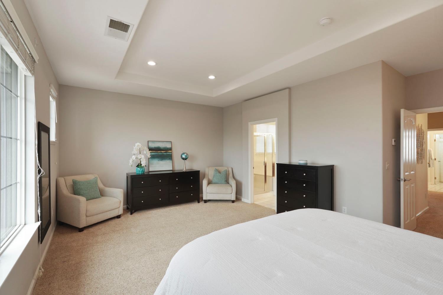 732 Pradera Way San Ramon, CA 94583 - Photo 30 of 45 a bedroom with a bed and a couch