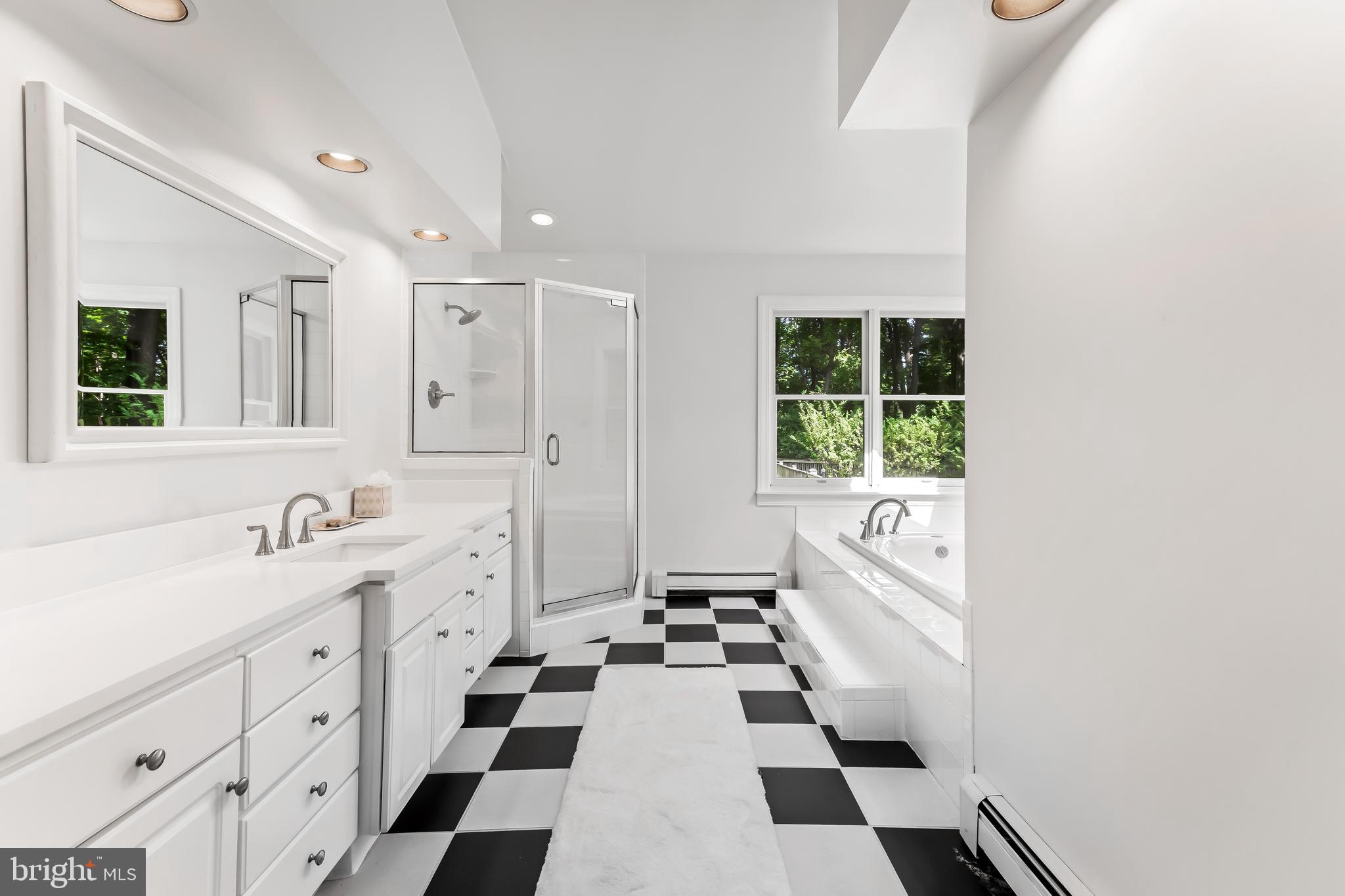 1500 Broadway Road Lutherville-Timonium, MD 21093 - Photo 42 of 86 Full bath in in-law area. Tub and separate shower