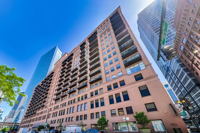 a front view of a building