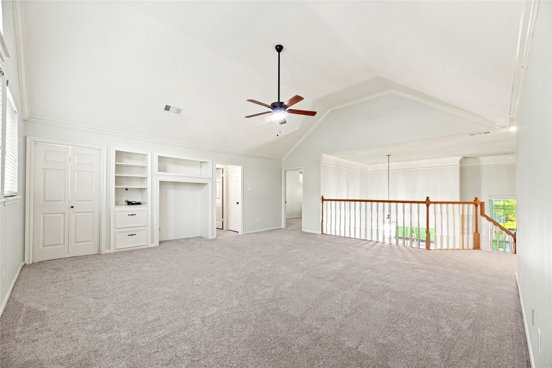 12502 Pavilion Court Tomball, TX 77377 - Photo 25 of 37 a view of a livingroom with a ceiling fan
