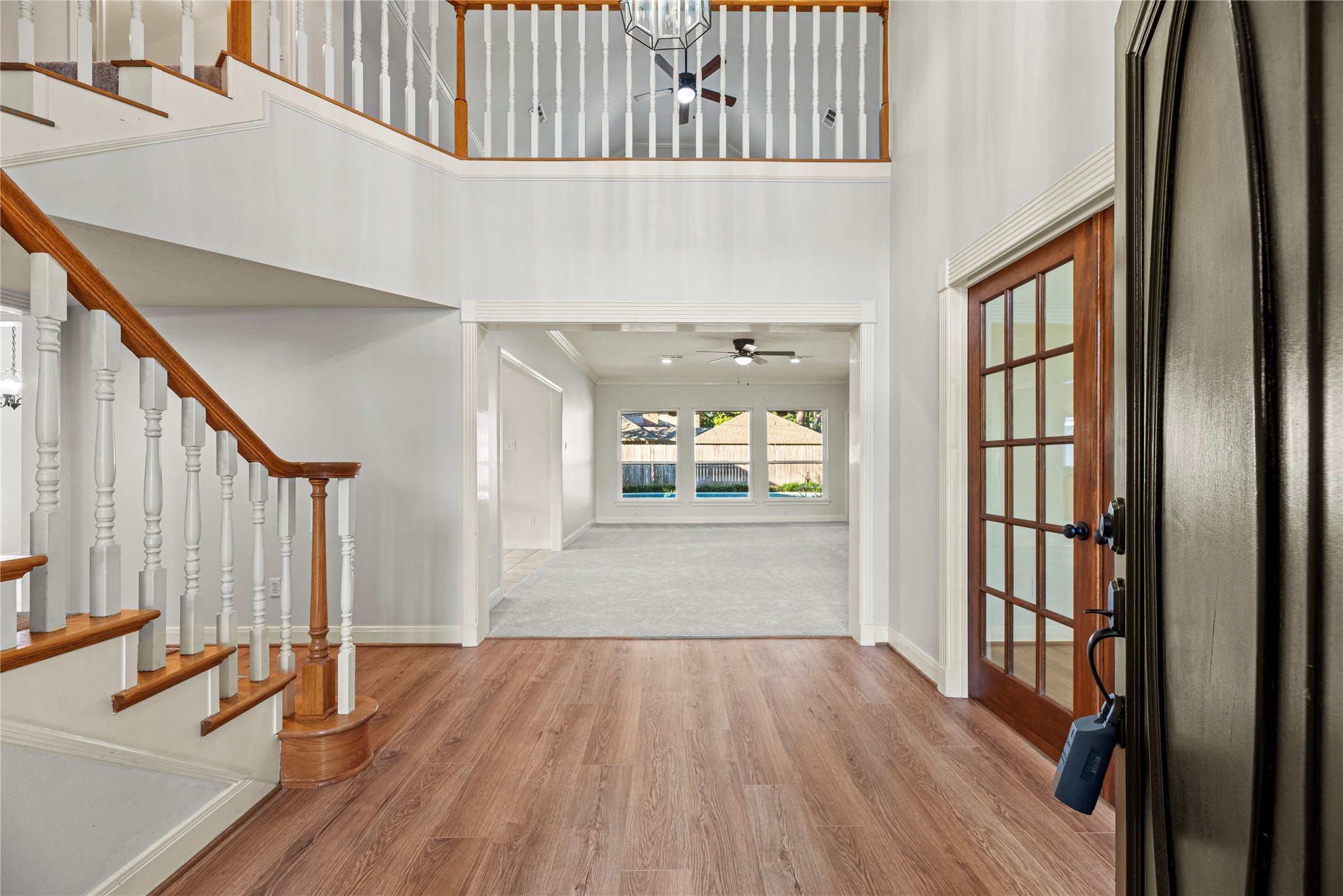 12502 Pavilion Court Tomball, TX 77377 - Photo 4 of 37 a view of an entryway with wooden floor