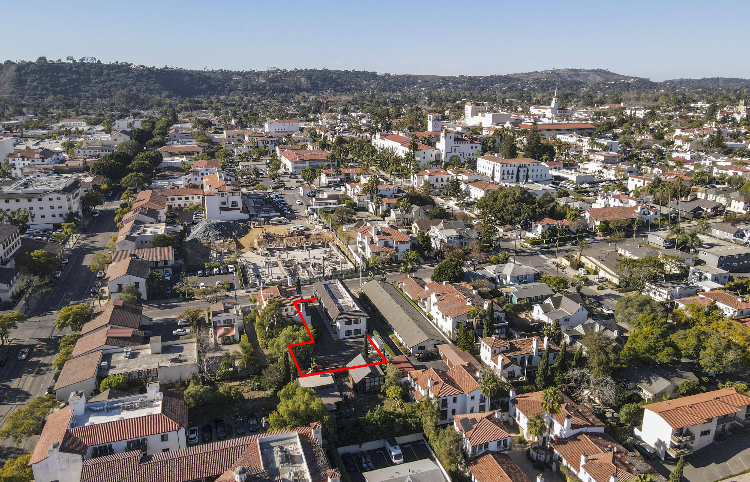 1018 Garden Street, Unit 8 Santa Barbara, CA 93101 - Photo 3 of 8 1018 Garden St - drone