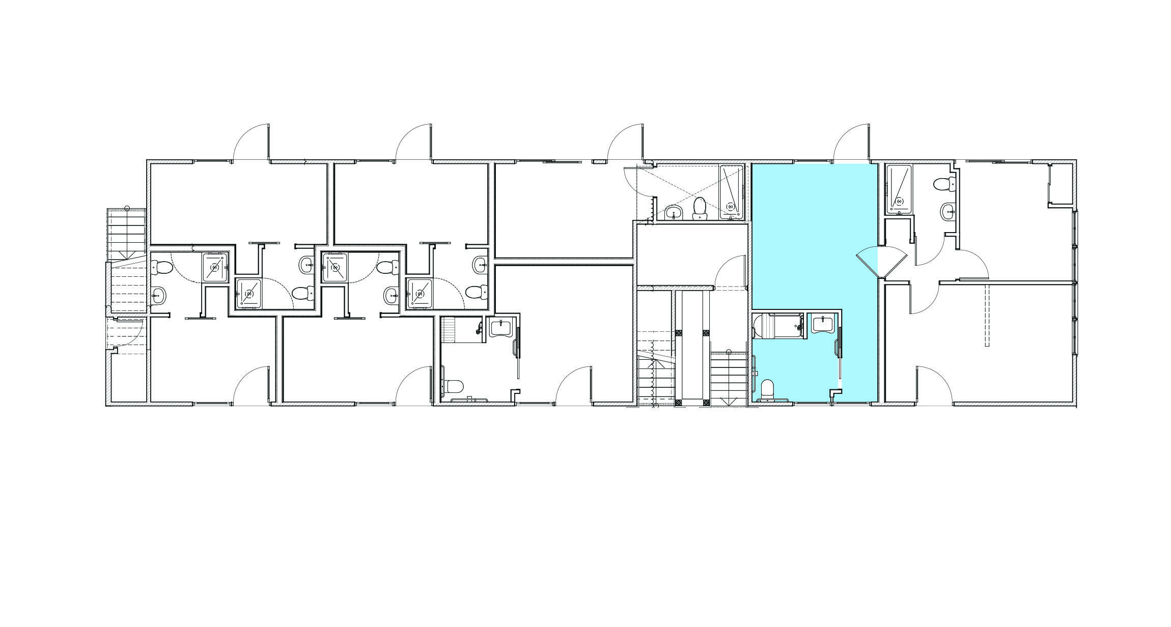 1018 Garden Street, Unit 8 Santa Barbara, CA 93101 - Photo 8 of 8 1018 Garden St - first floor plan Unit 8