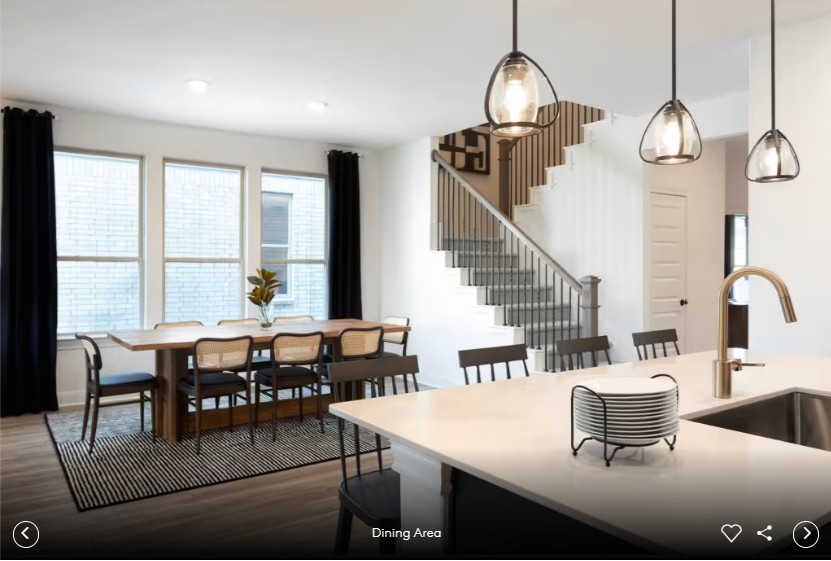 167 Poinsettia Road Buda, TX 78610 - Photo 4 of 9 a dining room with furniture window and outside view