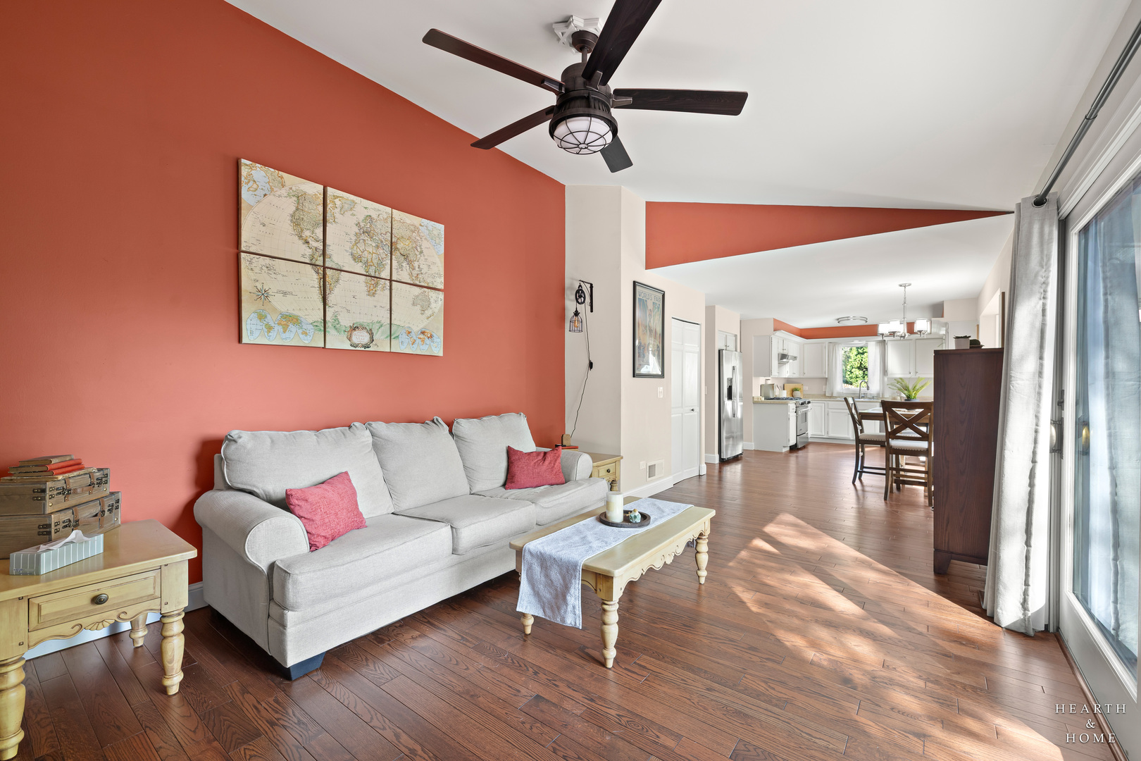 41 Manchester Court Fox River Grove, IL 60021 - Photo 19 of 57 a living room with furniture and a wooden floor