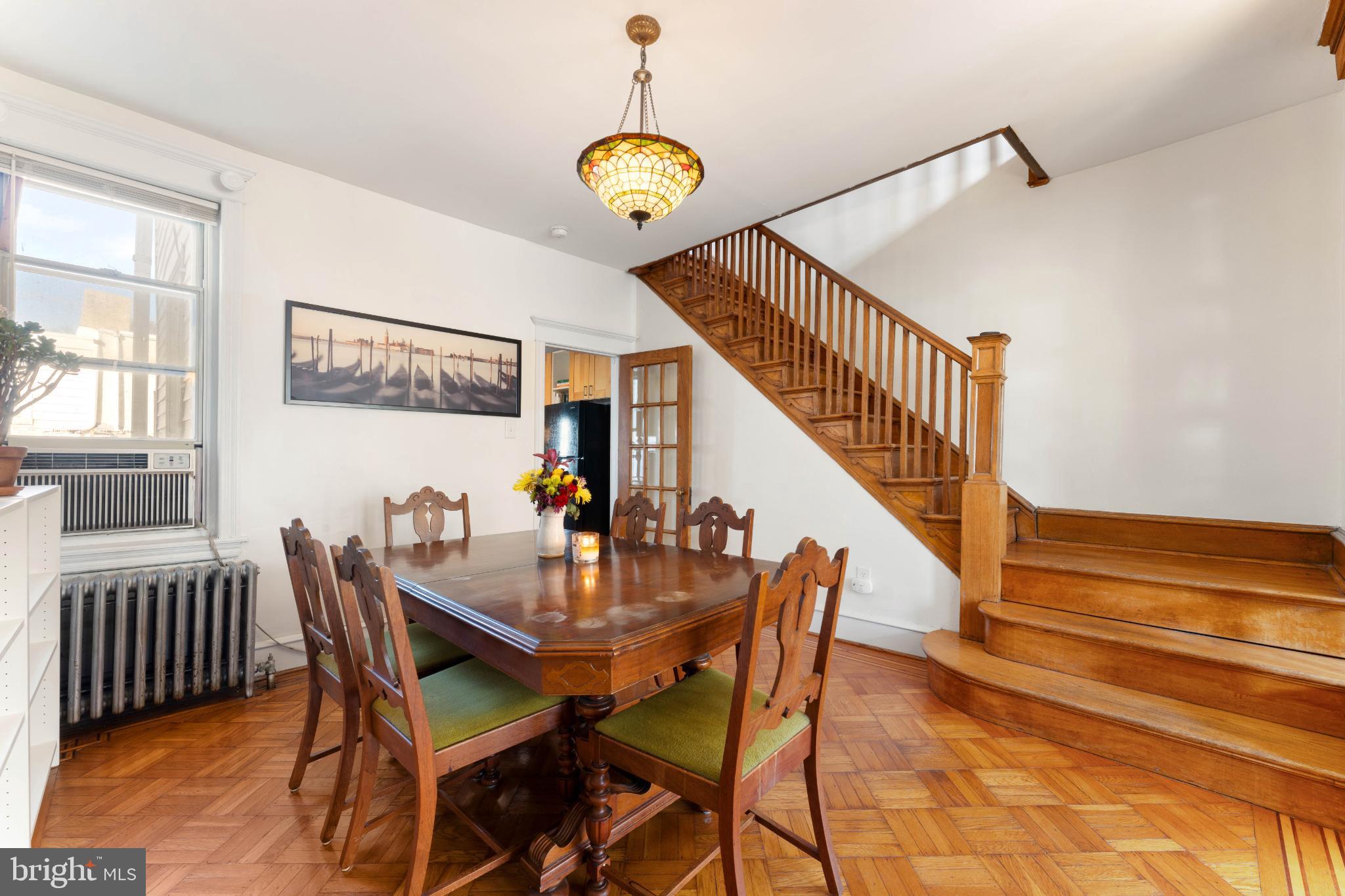 134 Davis Street Philadelphia, PA 19127 - Photo 12 of 33 a view of a dining room with furniture and chandelier