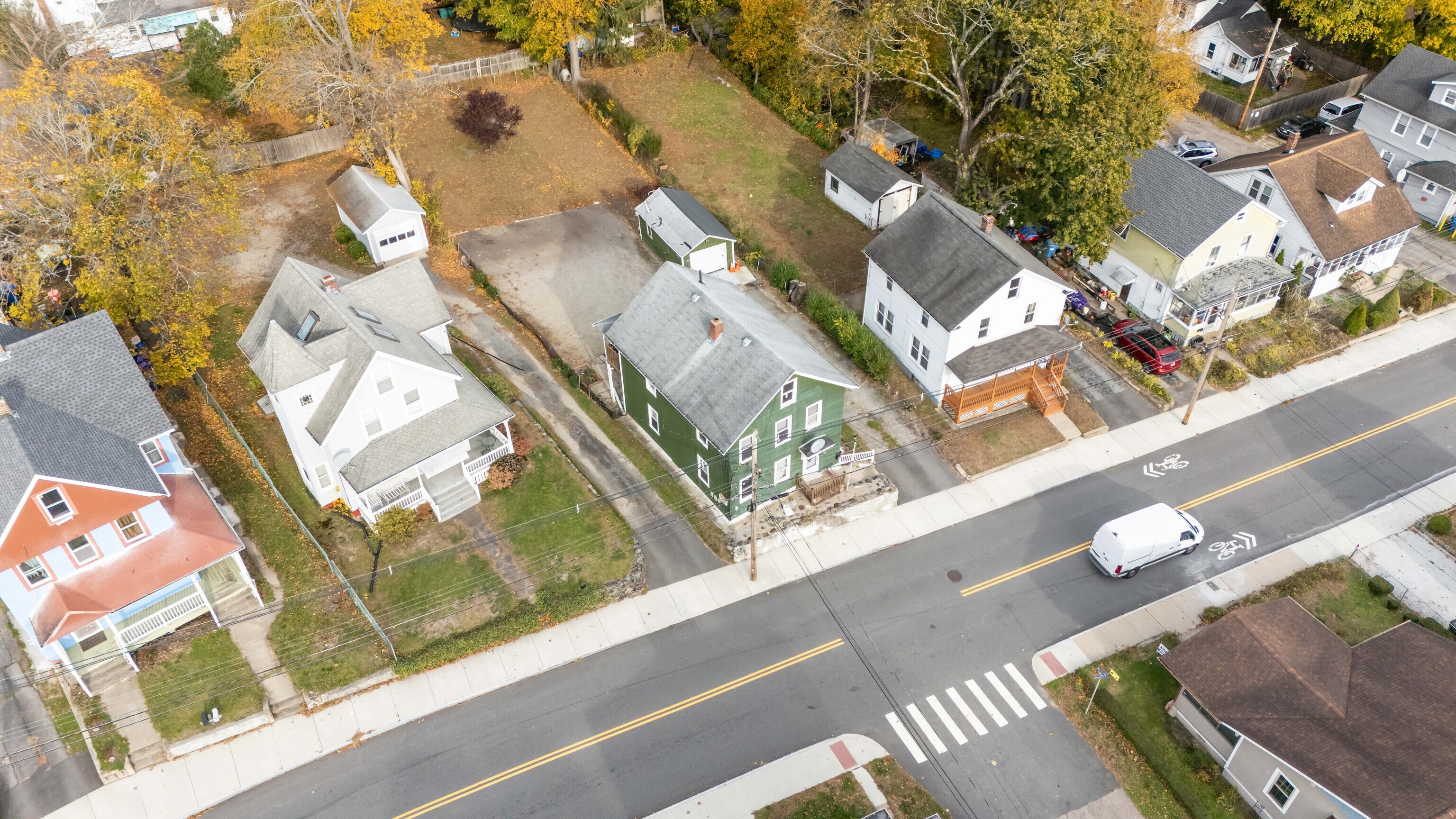 29 Dunham Street Norwich, CT 06360 - Photo 7 of 33 a view of yard from a balcony