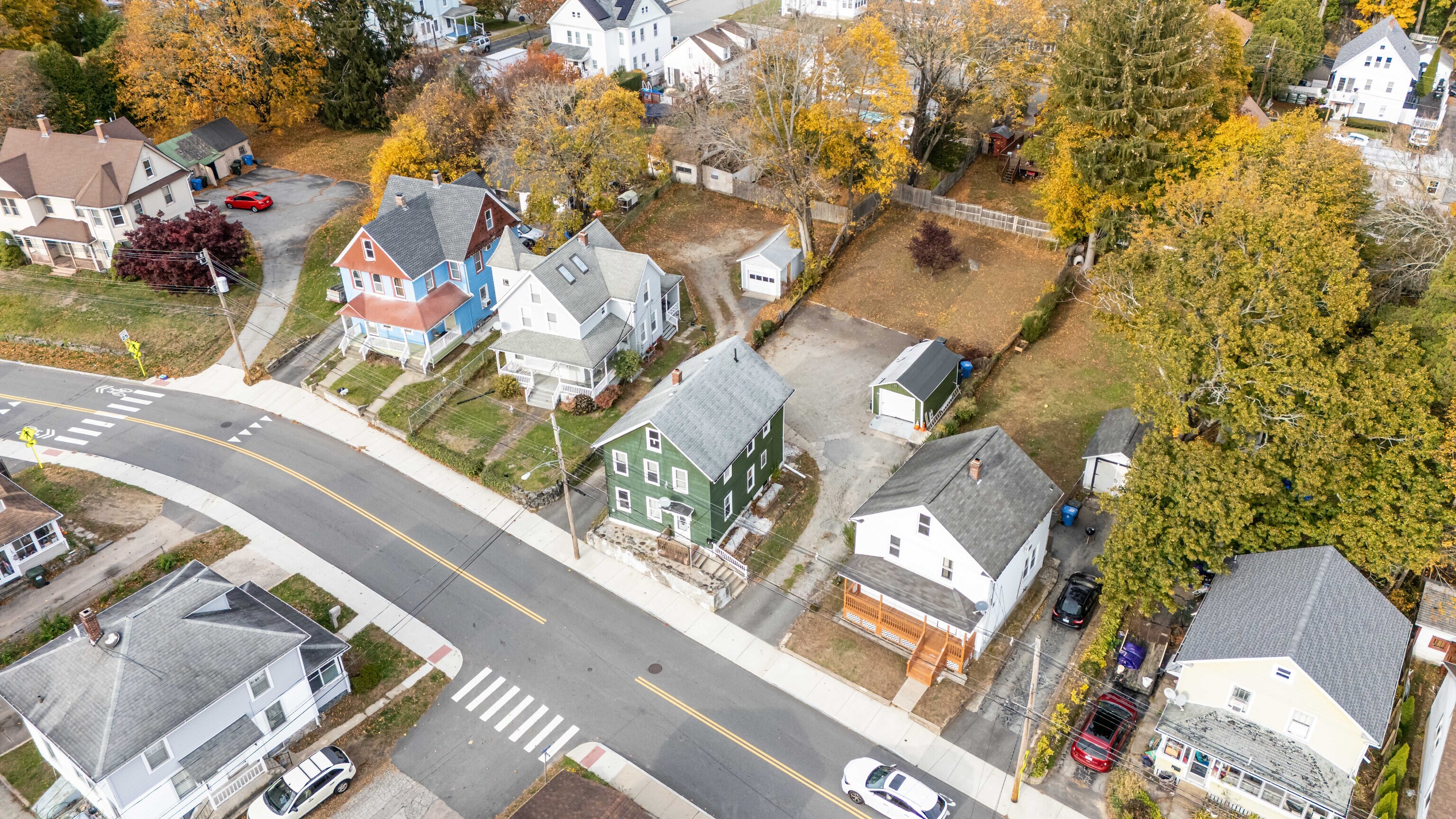 29 Dunham Street Norwich, CT 06360 - Photo 8 of 33 an aerial view of residential houses with outdoor space