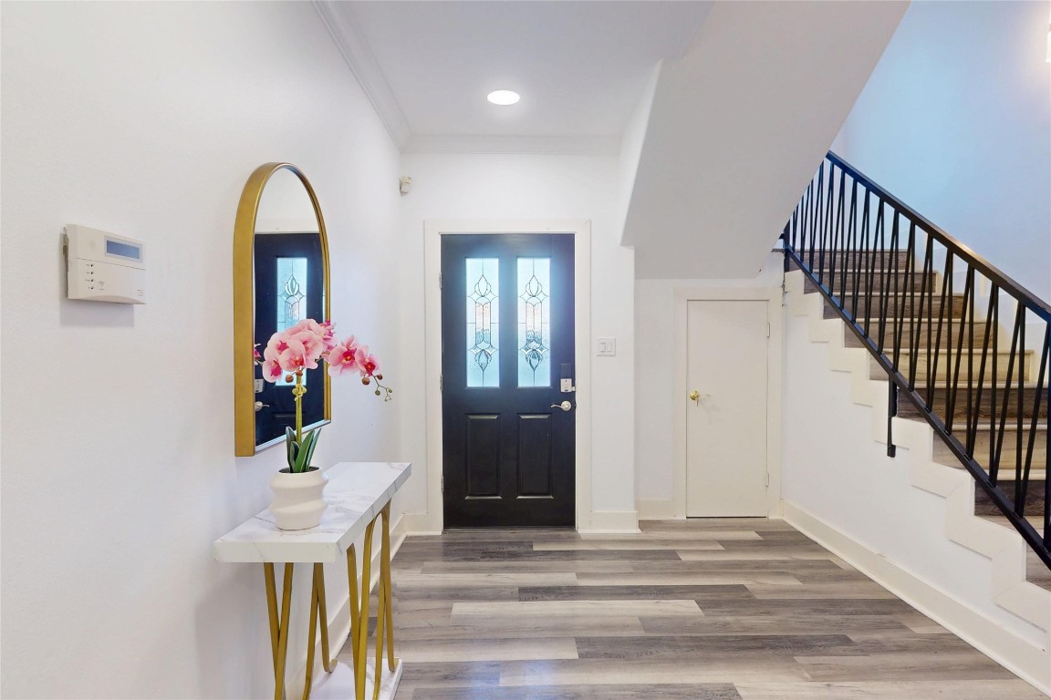 2023 Rosedale Street Houston, TX 77004 - Photo 30 of 30 a view of entryway with wooden floor