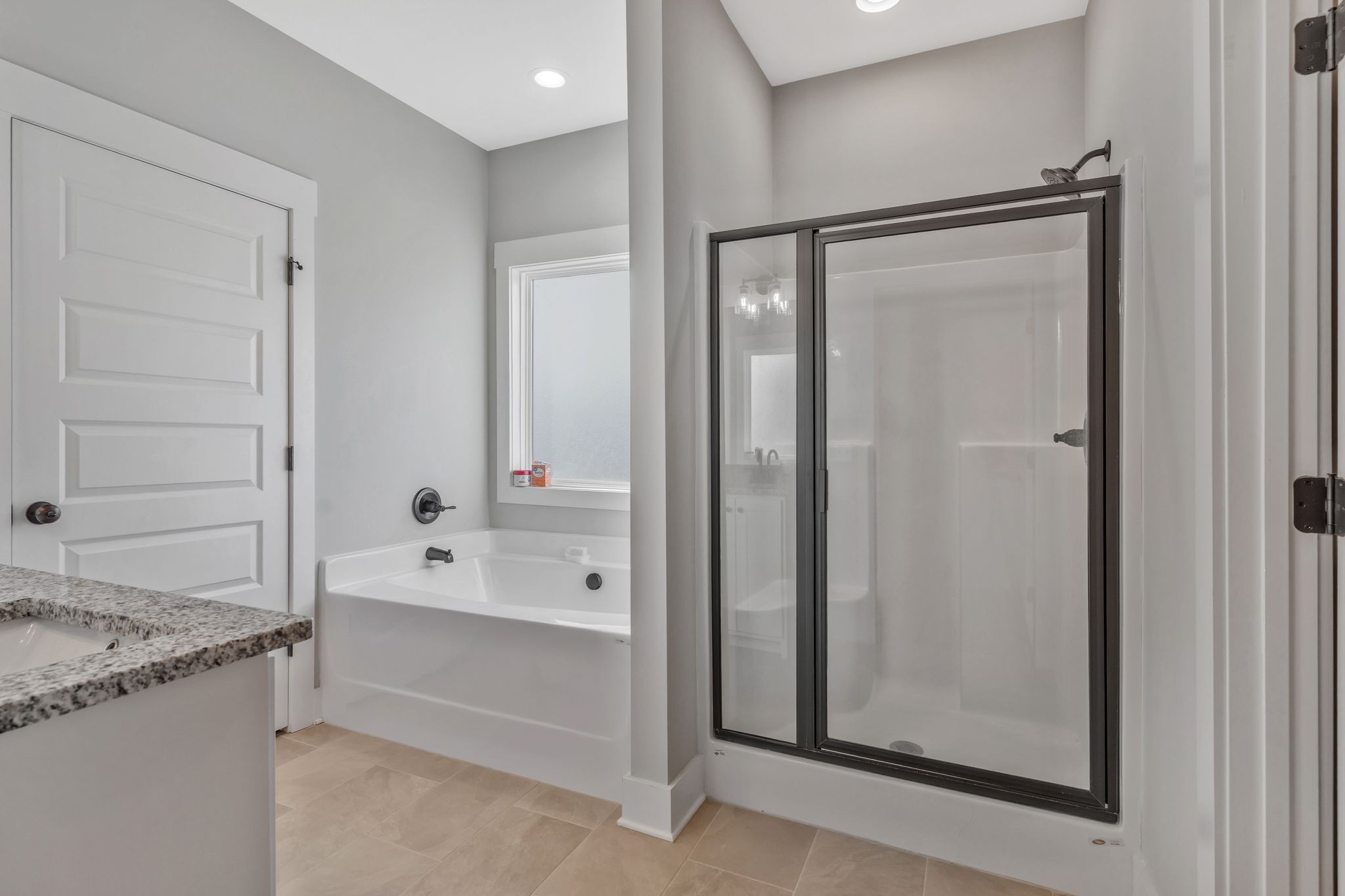 155 Julia Ann Court Springfield, TN 37172 - Photo 12 of 24 a bathroom with a granite countertop sink mirror and bathtub