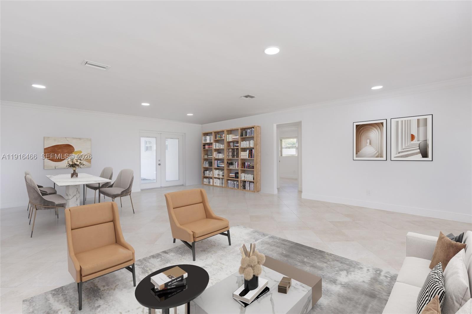 5425 Madison Street Hollywood, FL 33021 - Photo 6 of 45 a living room with furniture and a rug