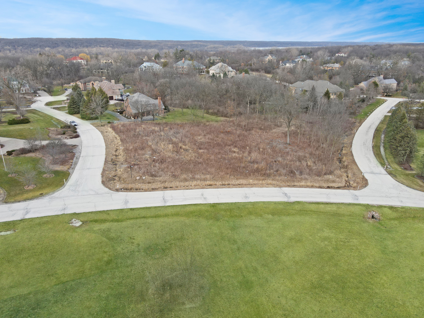 49 Rusty Road Lemont, IL 60439 - Photo 2 of 5 an aerial view of a houses with a yard