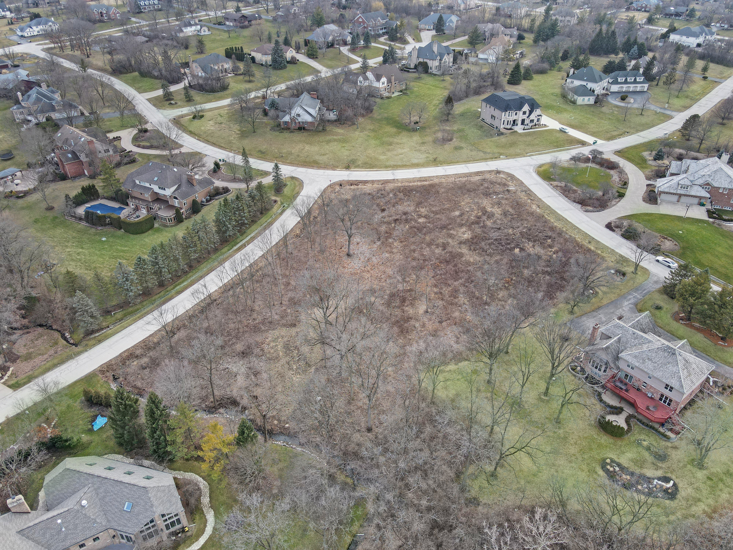 49 Rusty Road Lemont, IL 60439 - Photo 5 of 5 a view of a lake with a yard