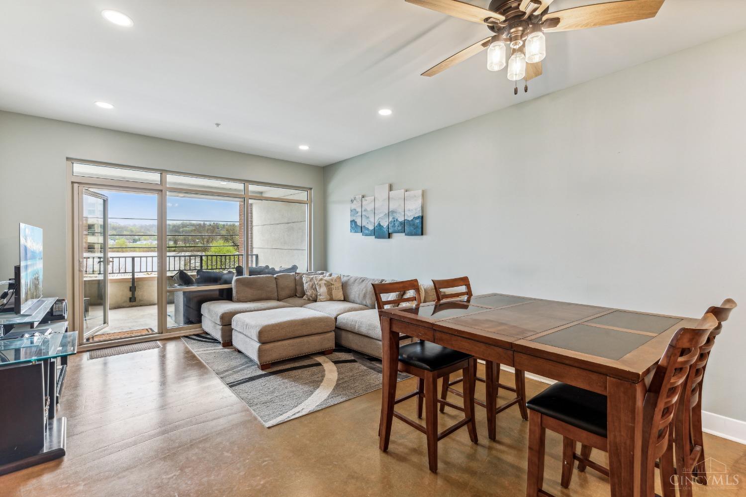 2260 Riverside Drive, Unit 205 Cincinnati, OH 45202 - Photo 14 of 37 The dining area in this magnificent loft, is open concept, just off the kitchen...making it ideal for entertaining...