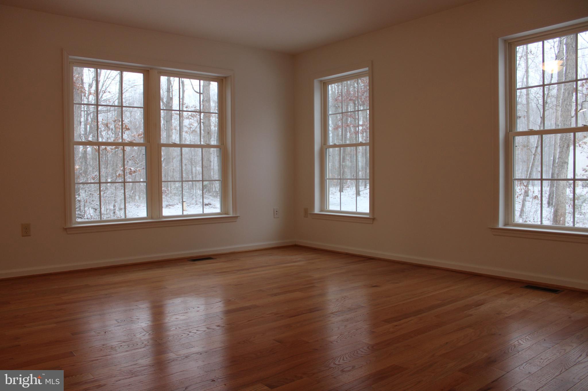 30271 Stonewall Drive Locust Grove, VA 22508 - Photo 5 of 27 an empty room with wooden floor and windows with curtains view