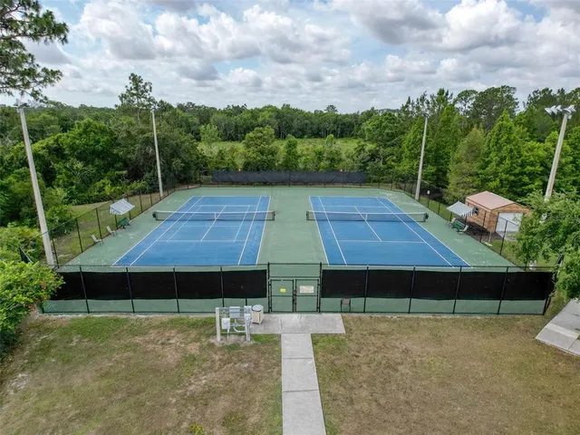 a aerial view of a house