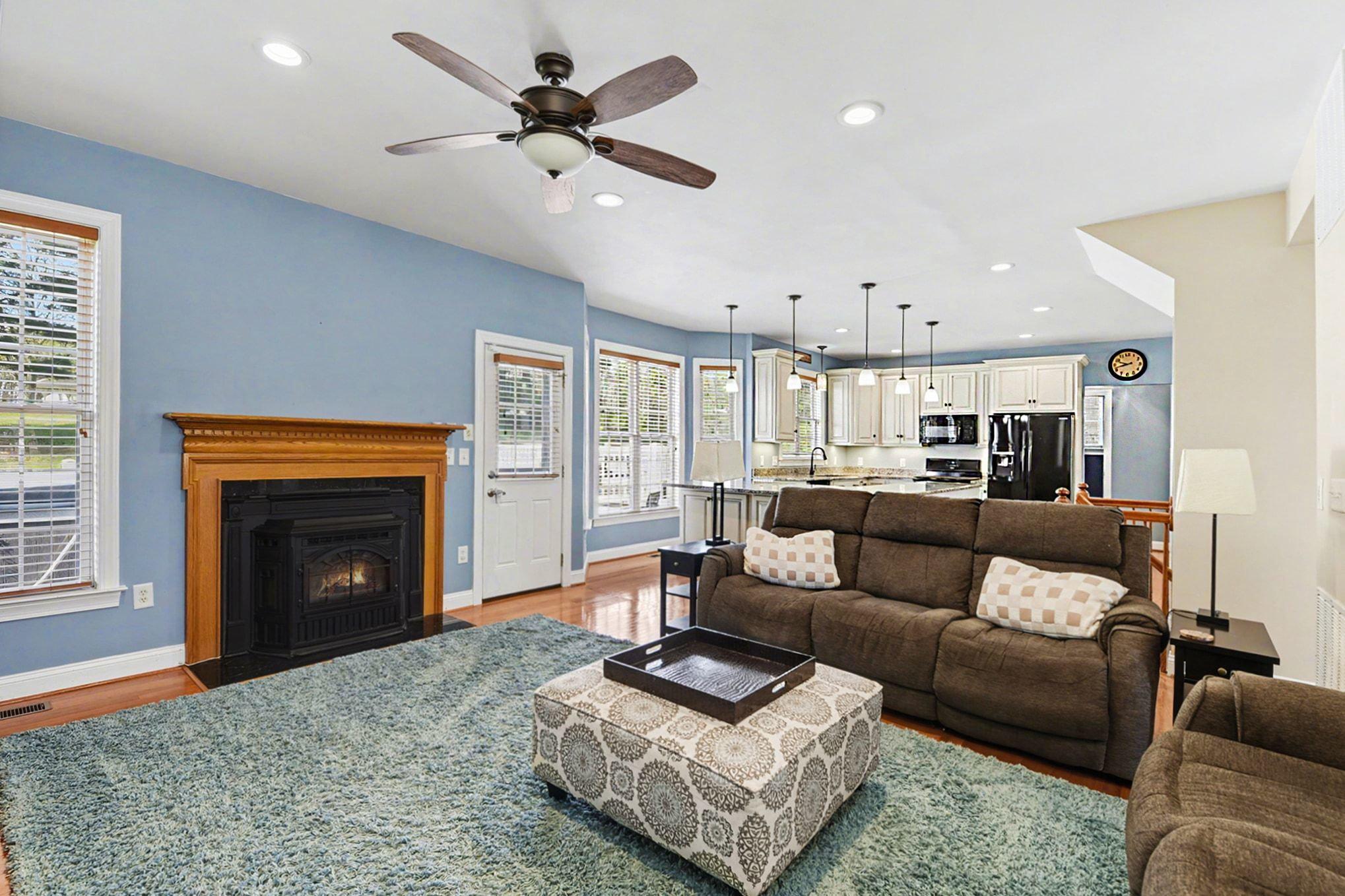 1105 Brehm Road Westminster, MD 21157 - Photo 17 of 56 Cozy Living Room with Pellet Stove