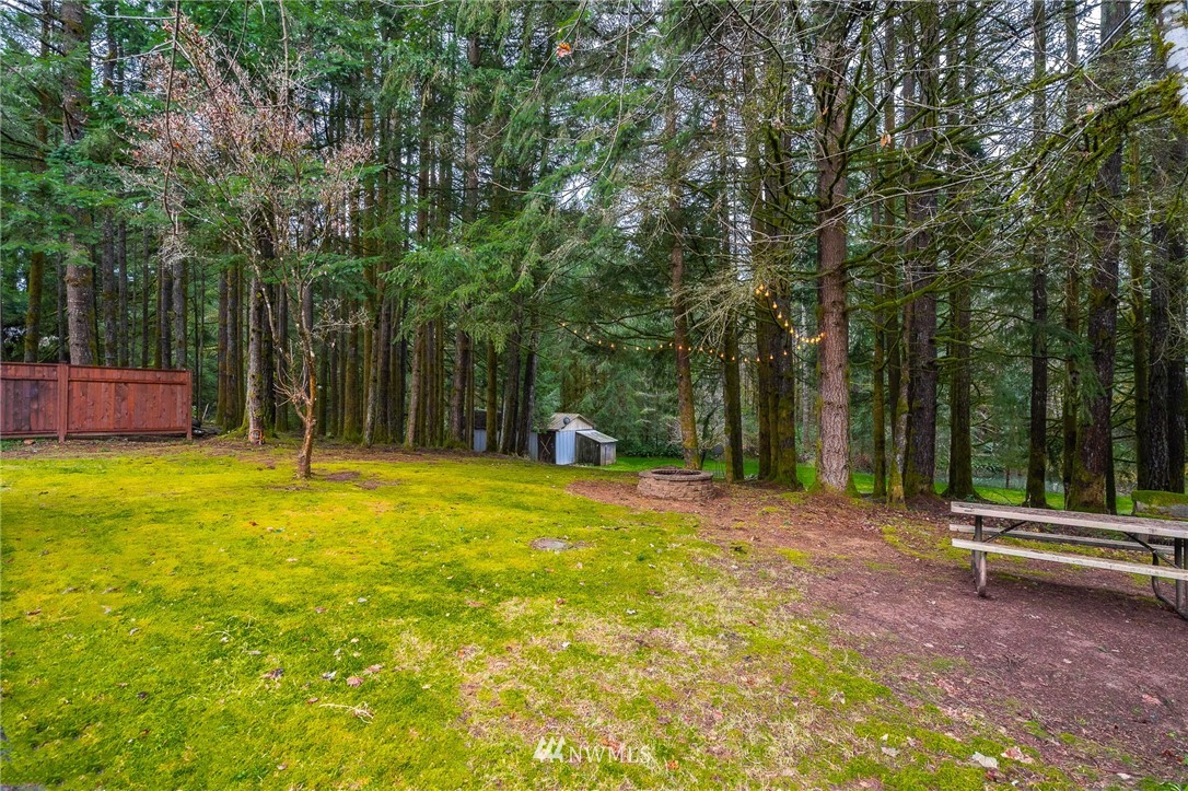 191 Tingle Road Winlock, WA 98596 - Photo 28 of 39 a backyard of a house with swimming pool and tree