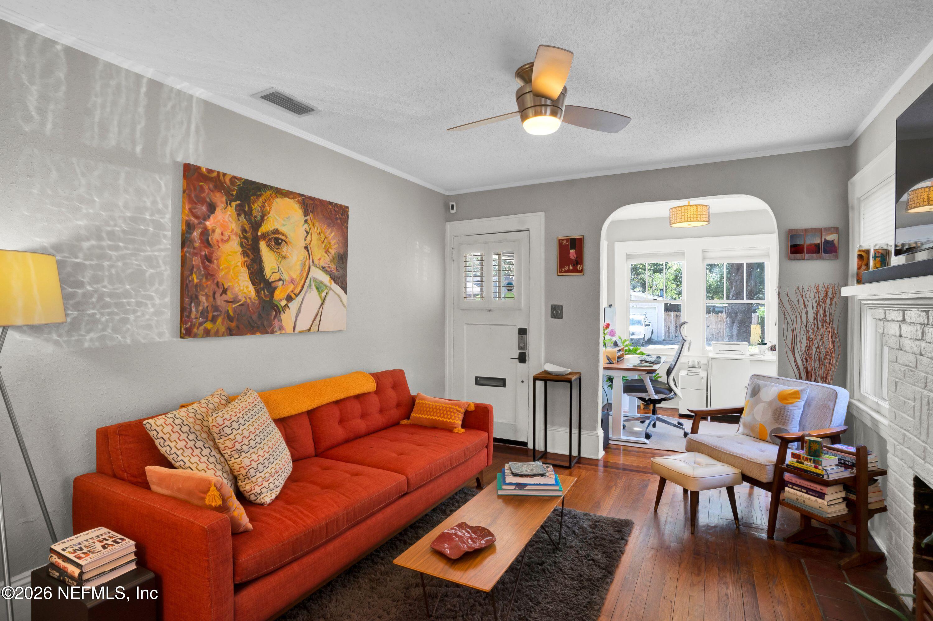 1273 Dancy Street Jacksonville, FL 32205 - Photo 8 of 30 a living room with furniture and a large window
