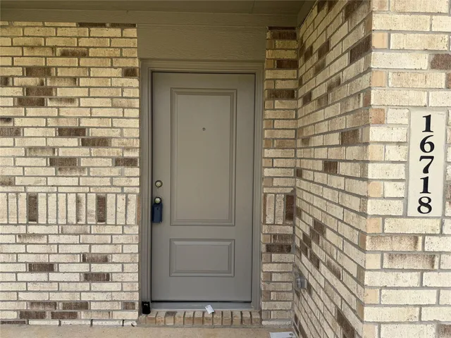 a backyard of a house