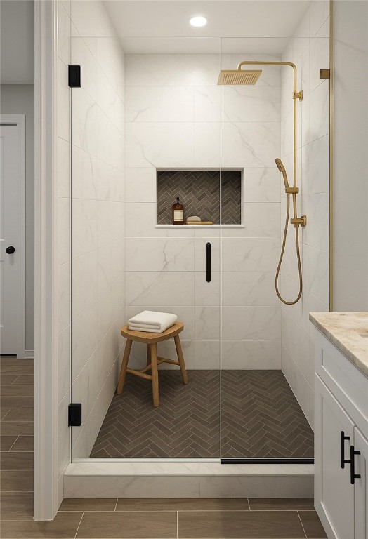 1109 Adeline Street Sinton, TX 78387 - Photo 19 of 27 virtually staged view of primary shower