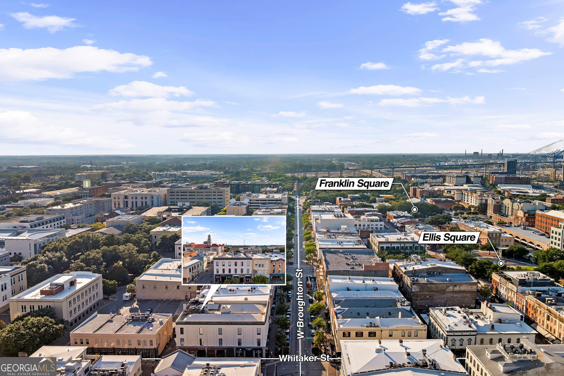 105 Whitaker Street, Unit 302 Savannah, GA 31401 - Photo 22 of 39 an aerial view of a city