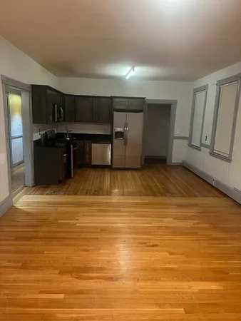 a view of a kitchen with a sink