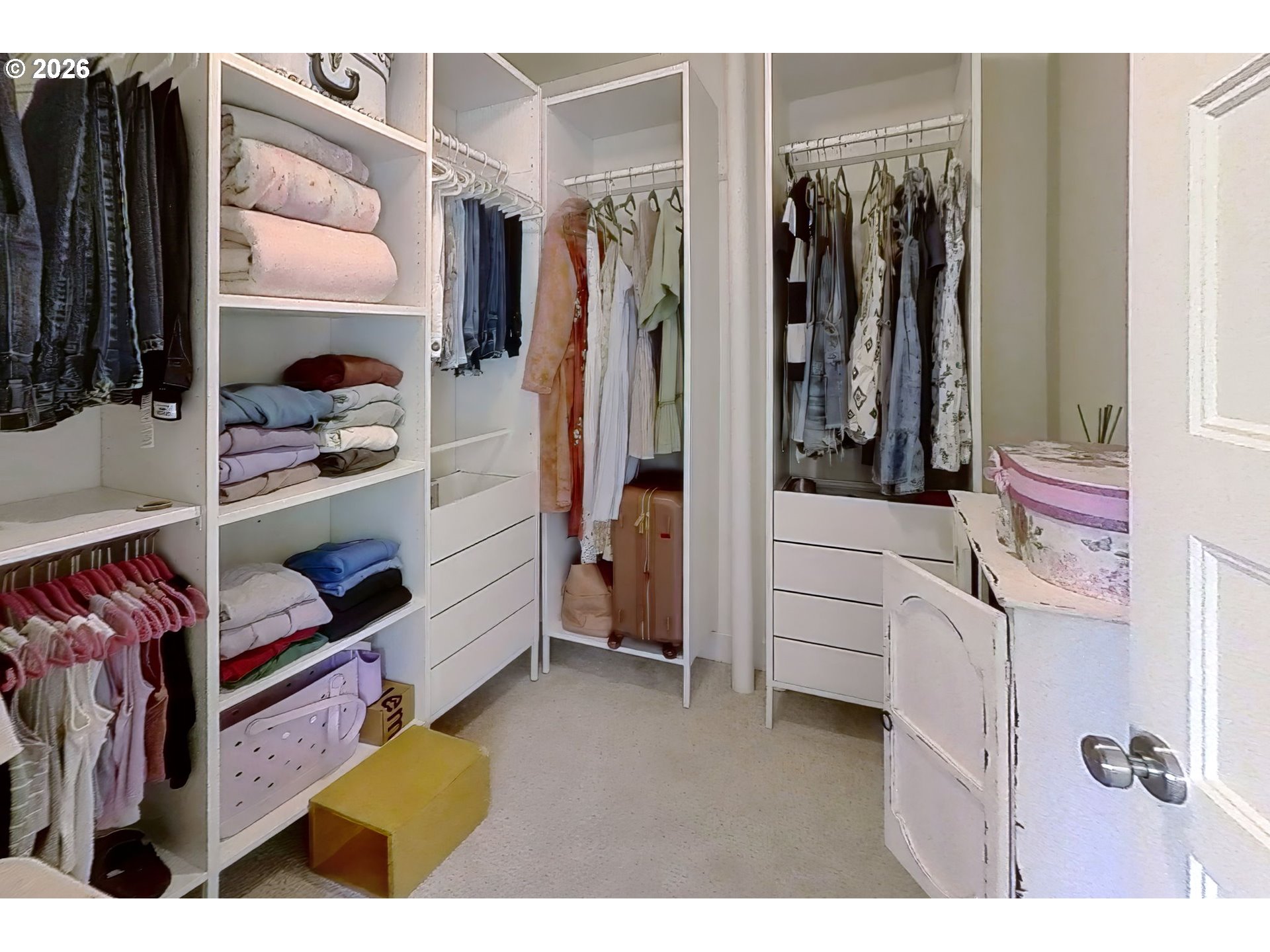 92 Rancho Del Oro Road Stevenson, WA 98648 - Photo 28 of 45 a view of walk in closet with clothes and shoes
